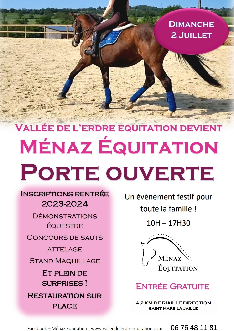 menaz équitation journée portes ouvertes le 2/07 à bonnoeuvre (2 km de riaillé) 7 screenshot 20230525 200504 drive