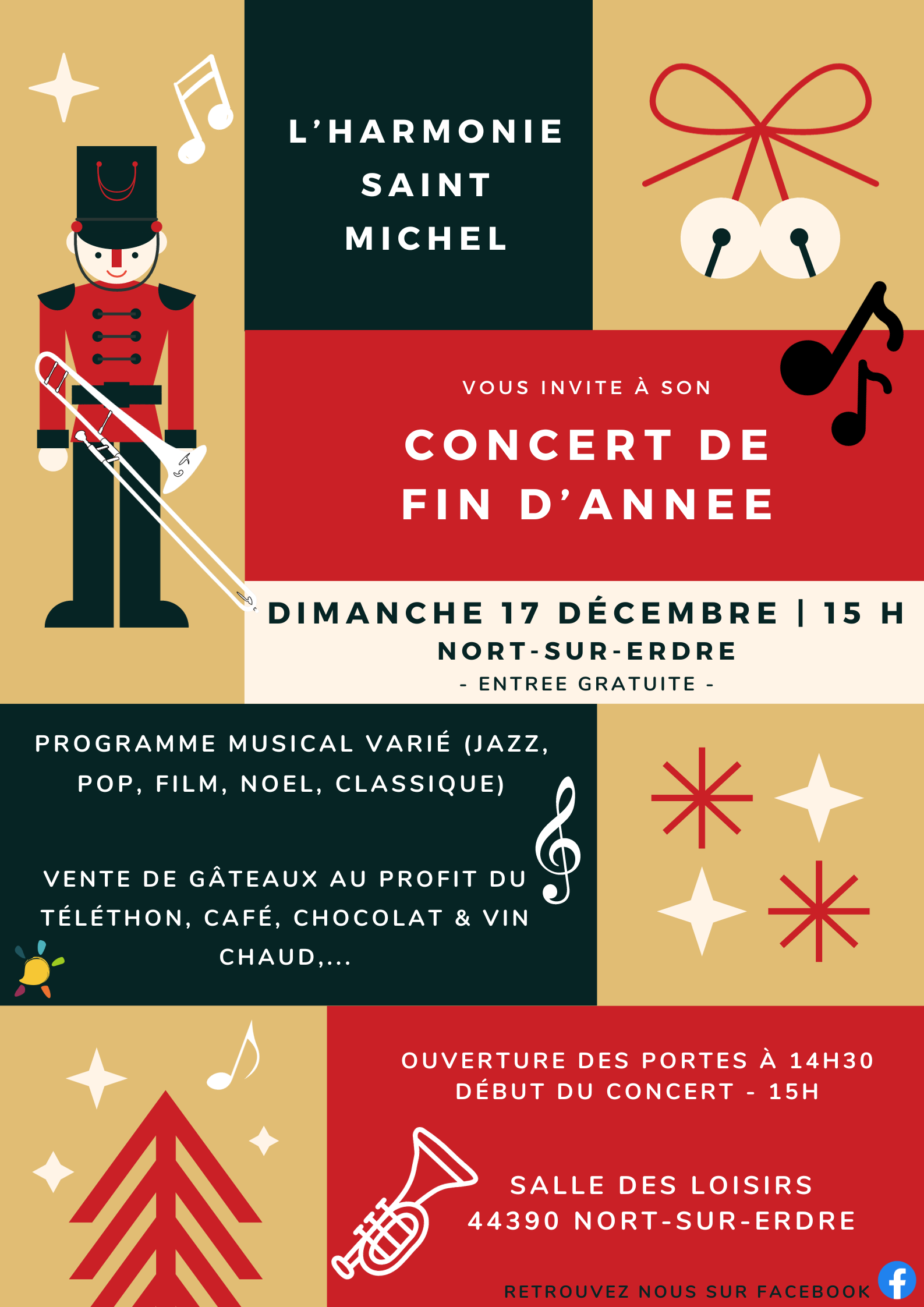 Harmonie St Michel – Concert de decembre