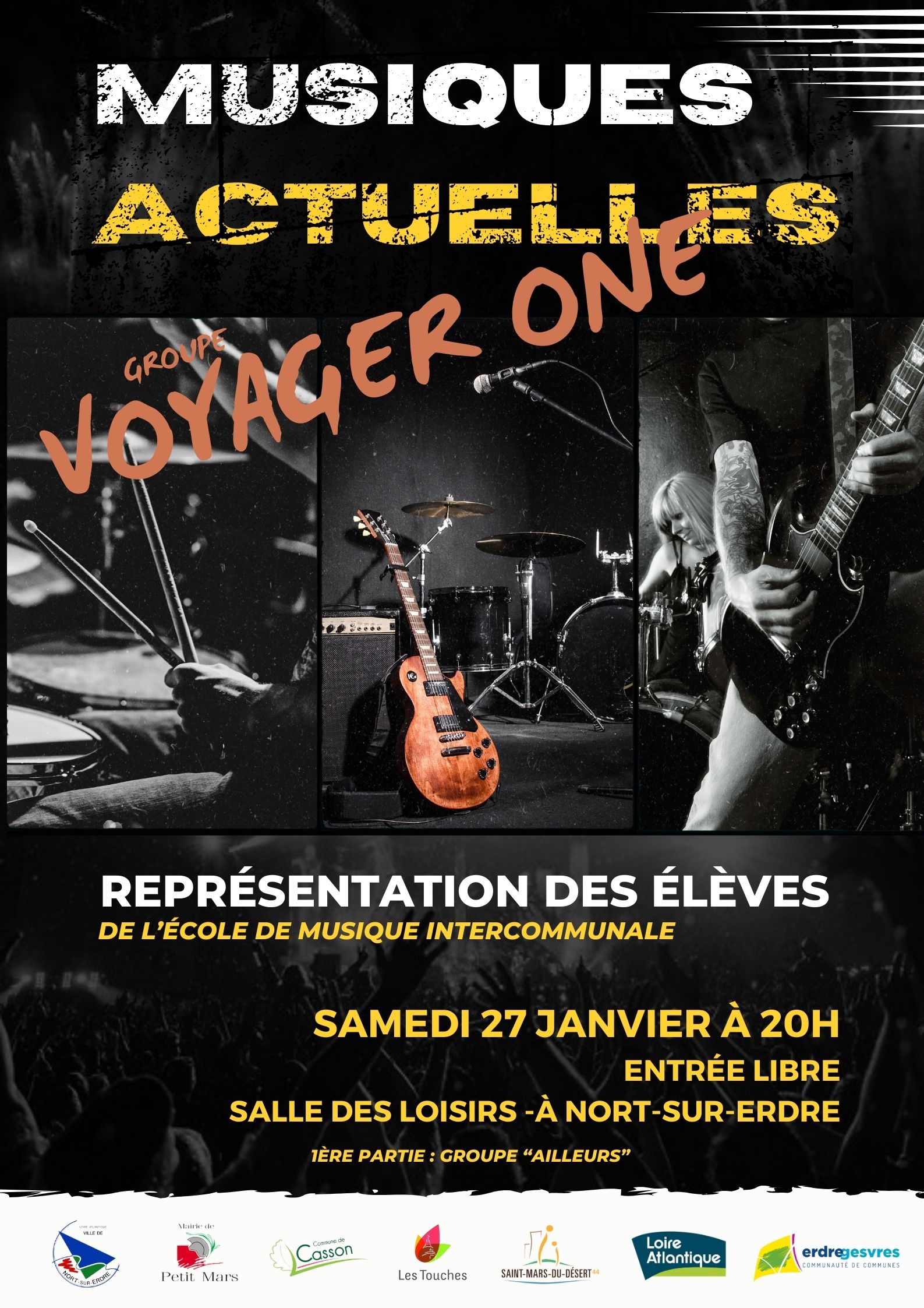 musiques actuelles - représentation 7 2024 01 27 affiche musiques actuelles