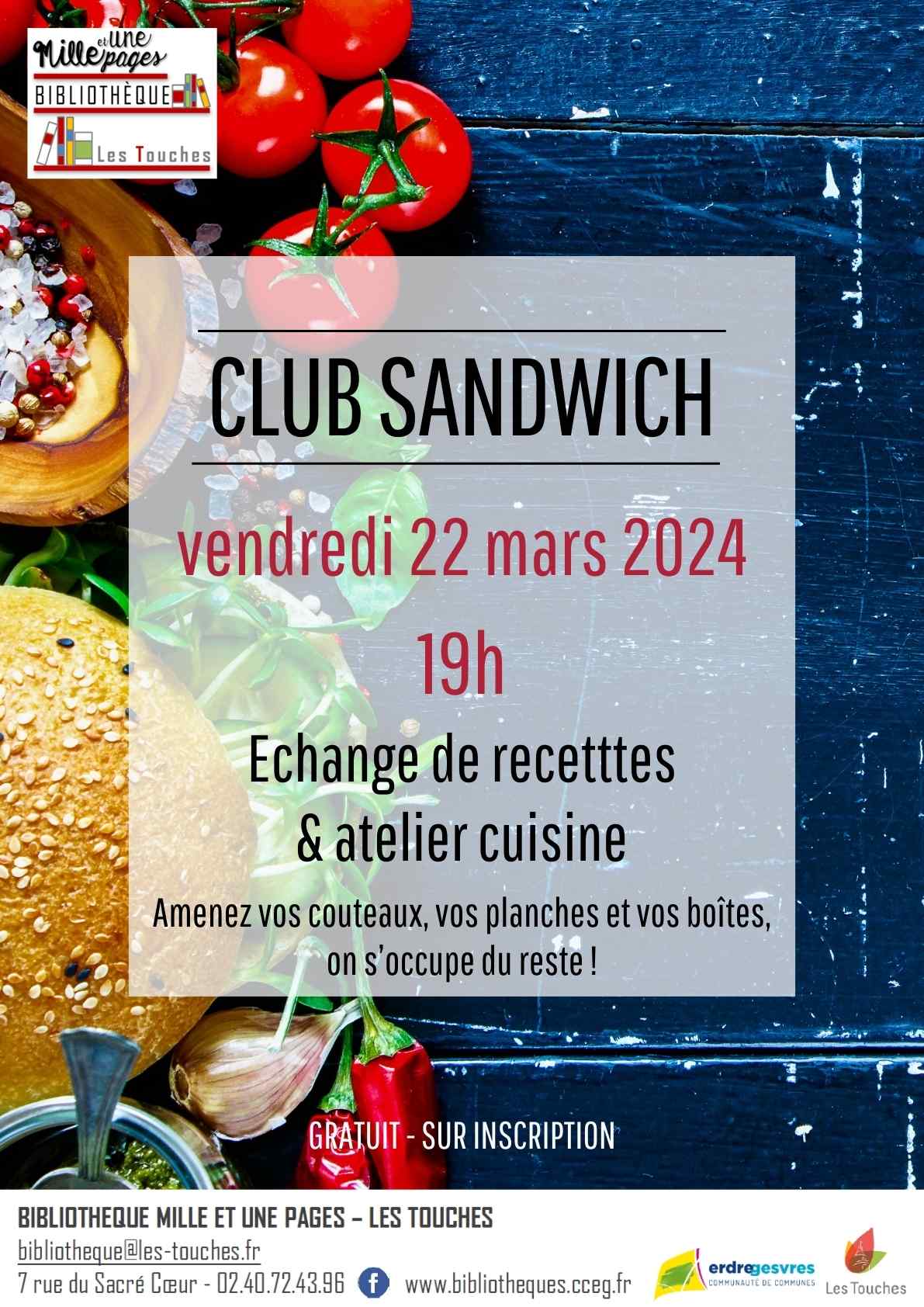 club sandwich 7 affiche clubsandwich 22mars2024