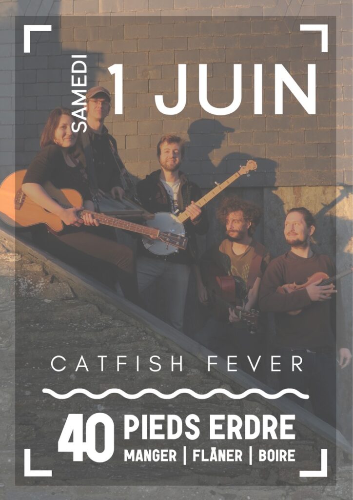 concert à la guinguette : catfish fever 9 catfish fever nort sur erdre