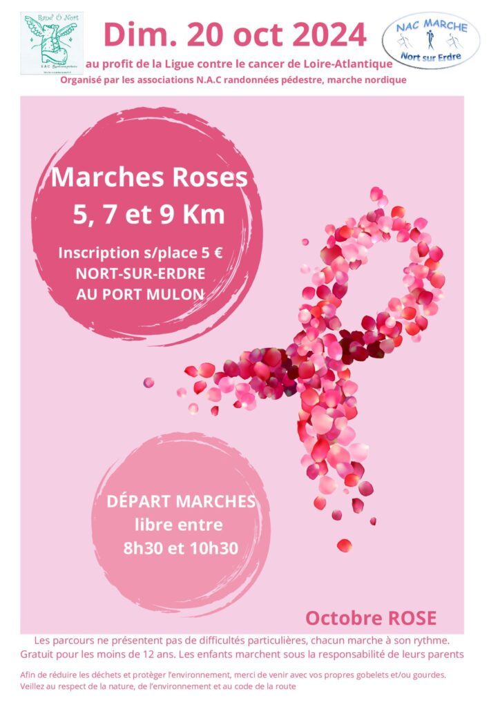 marches roses solidaire 9 marche rose nort sur erdre