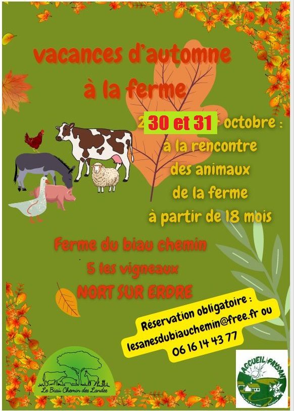 a la rencontre des animaux de la ferme 7 oct 2024