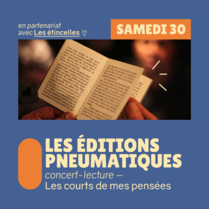 LECTURE MUSICALE EN PARTENARIAT AVEC LES ÉTINCELLES 291 AGENDA NOV 03