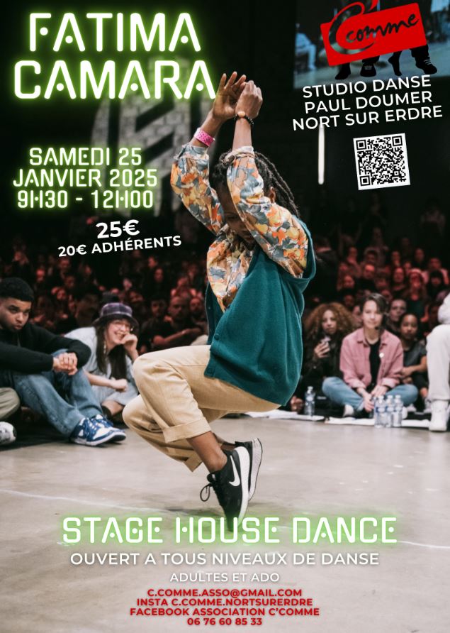 Stage House Dance avec Fatima Camara - Association C'Comme Nort Sur Erdre 7 Capture affiche 2