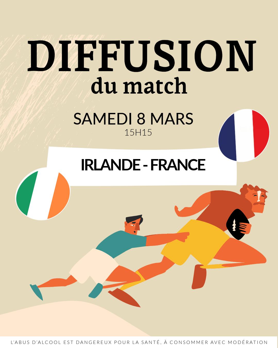 Irlande - France : Le Match diffusé au V and B Nort-sur-Erdre ! 1 Irlande - France : Le Match diffusé au V and B Nort-sur-Erdre ! 1 481170453 1066880062121191 5142746733537190900 n