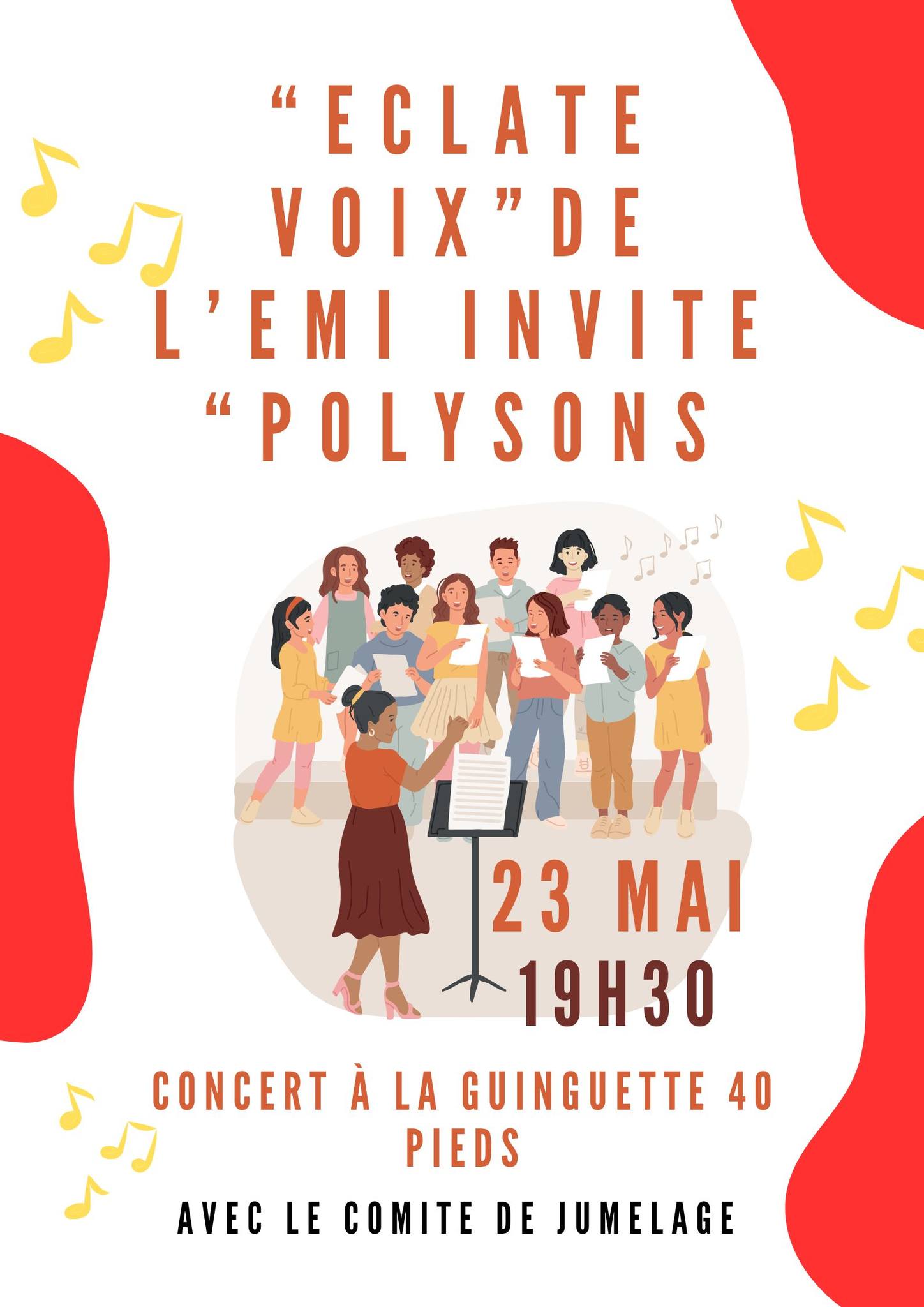 🎶 Soirée Chorale : "Éclate Voix" et "Polysons" en Concert à la Guinguette 40 Pieds 🎤 1 🎶 Soirée Chorale : "Éclate Voix" et "Polysons" en Concert à la Guinguette 40 Pieds 🎤 1 499518118 1105716658249456 5252020879464125897 n