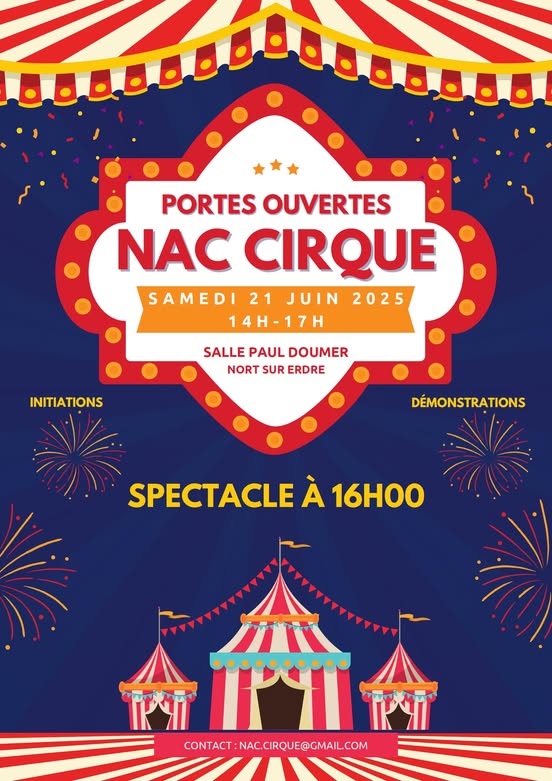 Événement Cirque à Nort-sur-Erdre : Portes Ouvertes du NAC Cirque 1 Événement Cirque à Nort-sur-Erdre : Portes Ouvertes du NAC Cirque 1 502422781 1214590307126613 6494517496238378108 n