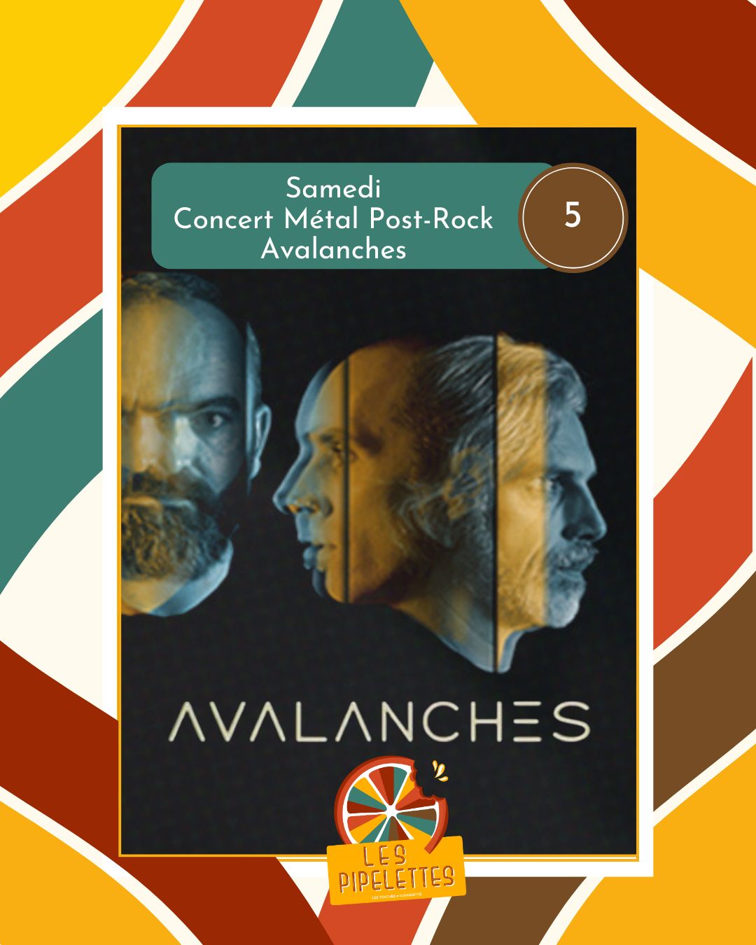 Concert gratuit Avalanches 1 Publications et stories Instagram Les Pipelettes