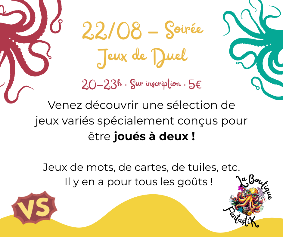 Soirée Jeux de duel 1 Soirée Jeux de duel 1 22 08