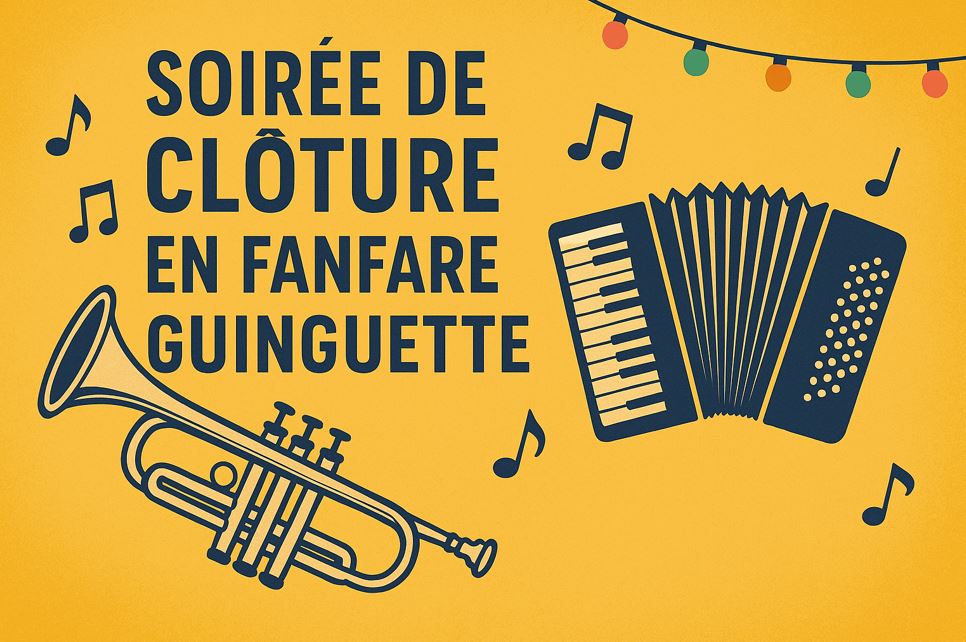 Soirée de Clôture guinguette de nort sur erdre en fanfare 1 cloture guinguette nort sur erdre 2025