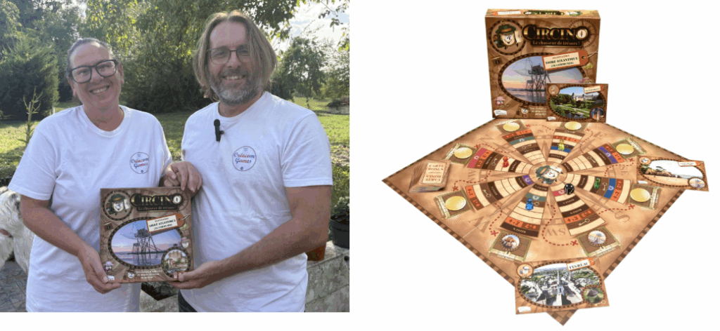 Jeu de société Circino, le Chasseur de Trésors – Destination Loire-Atlantique 1 circino nort sur erdre 1