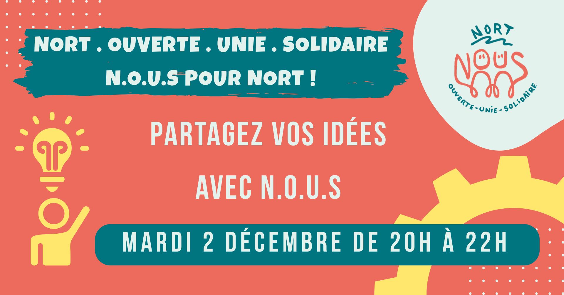 Réunion publique : projet de liste citoyenne pour 2026 à Nort 1 Réunion publique : projet de liste citoyenne pour 2026 à Nort 1 1