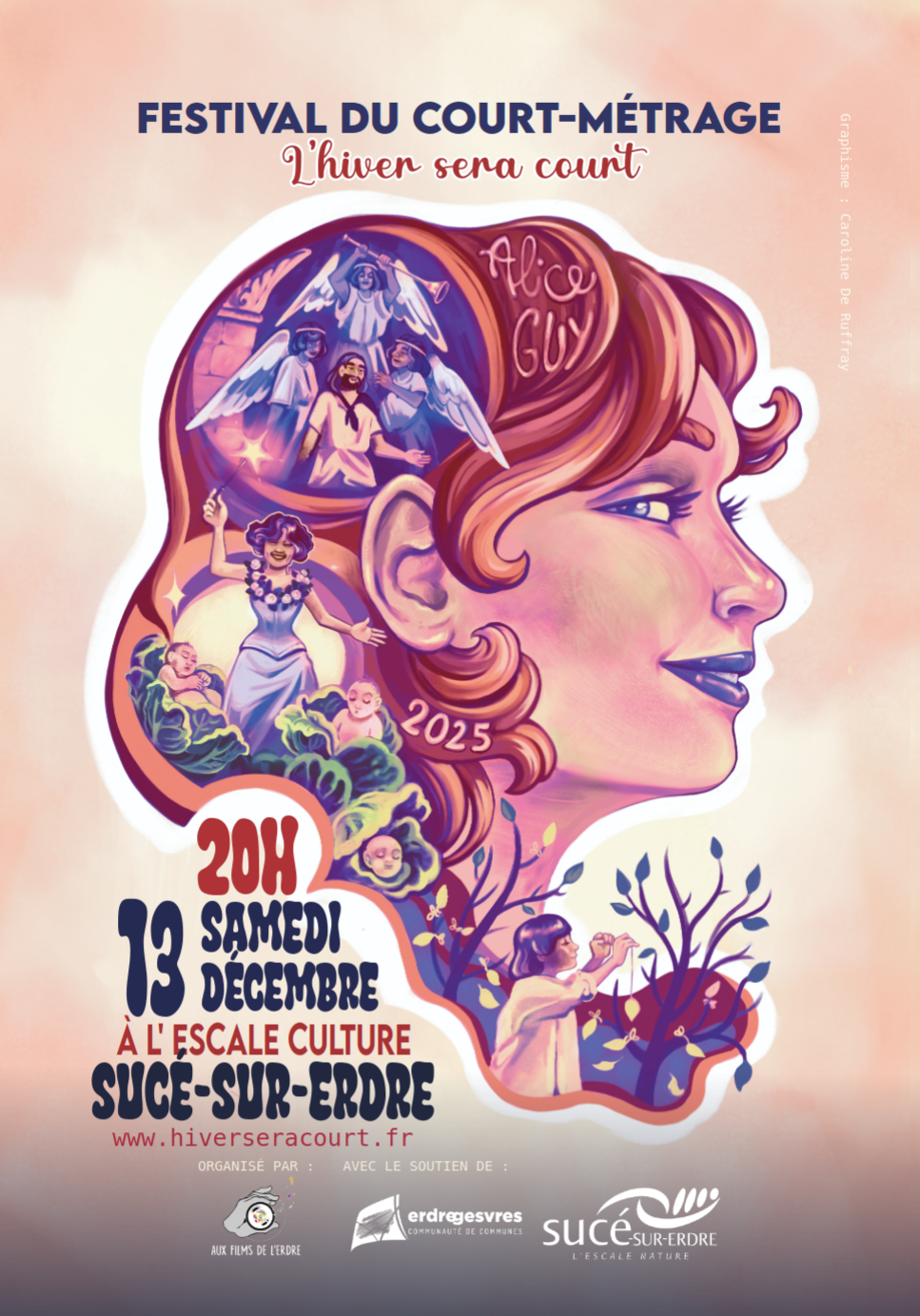 Festival du court métrage L'HIVER SERA COURT 1 Affiche 2025