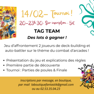 Tournoi de TAG TEAM 176 Tournoi de TAG TEAM 155 Programme Animations2