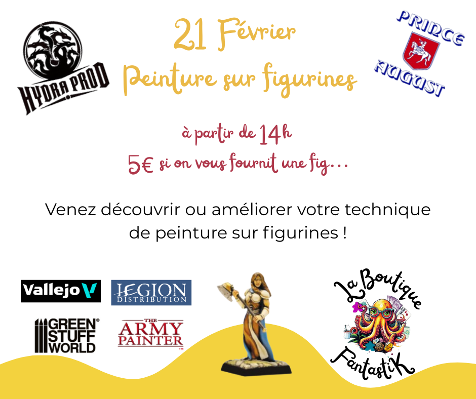 Atelier de peinture sur Figurines 1 02 21