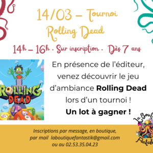 Tournoi - Rolling Dead 122 Tournoi - Rolling Dead 122 03 14