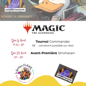 MAGIC MTG - Tournoi Commander 2 MAGIC MTG - Tournoi Commander 2 04 05