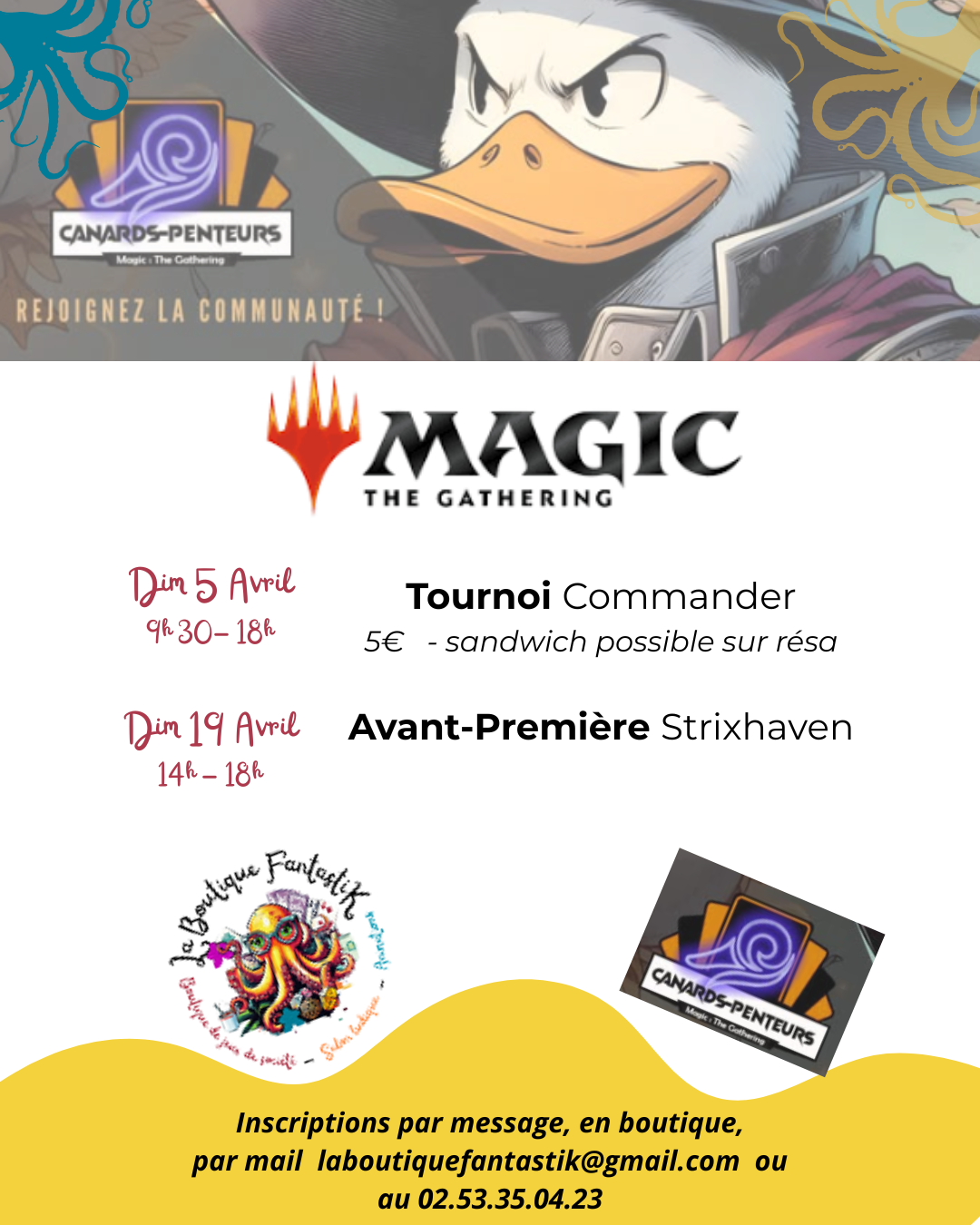 MAGIC MTG - Tournoi Commander 1 MAGIC MTG - Tournoi Commander 1 04 05
