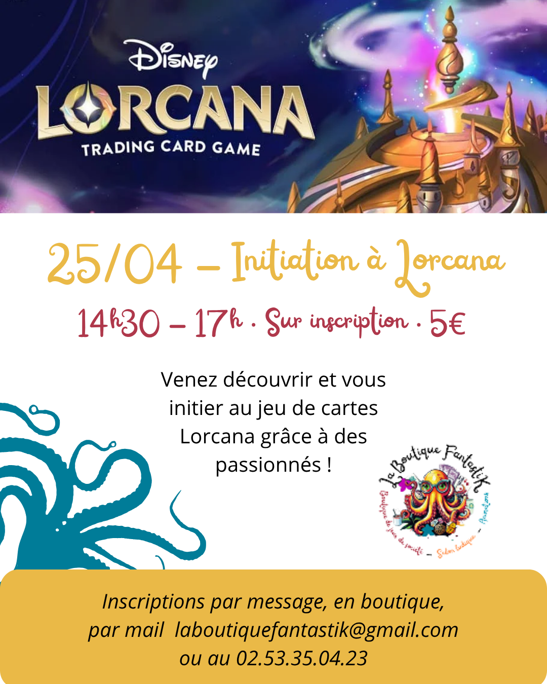 Initiation LORCANA 1 Initiation LORCANA 1 04 25