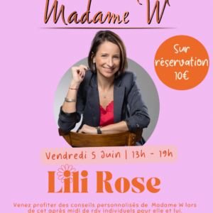 Conseil en image - Rencontres avec Madame W 2 CEI 2026