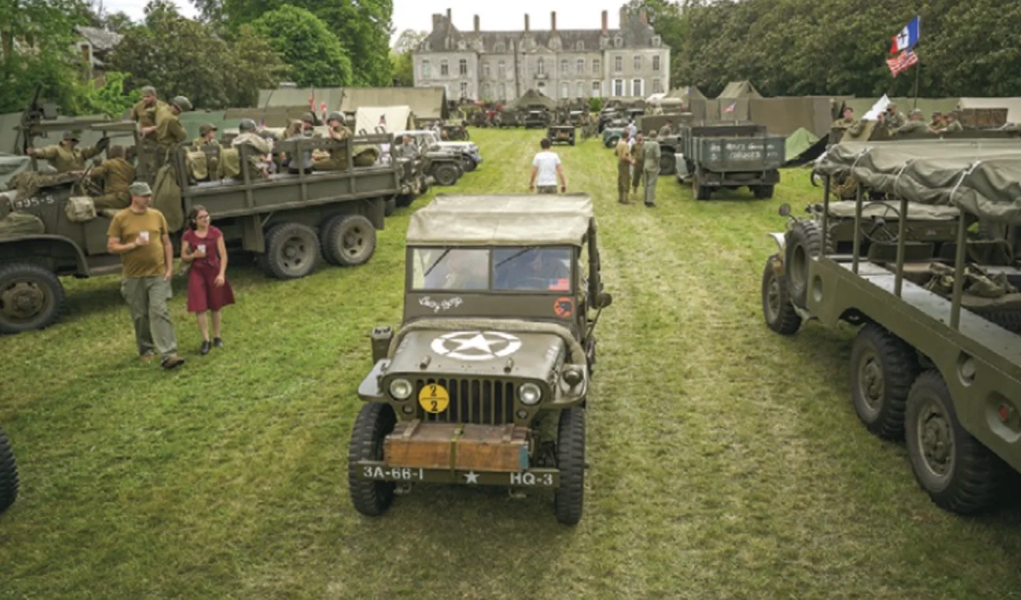 Camp US Casson 2026 : La 6ème édition du plus grand rassemblement français de véhicules WWII arrive en Pays de la Loire 1 Camp US Casson 2026 plus de 150 vehicules attendus au chateau du Plessis