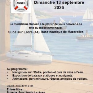 Animation et exposition modélisme naval 2 affiche fete du club