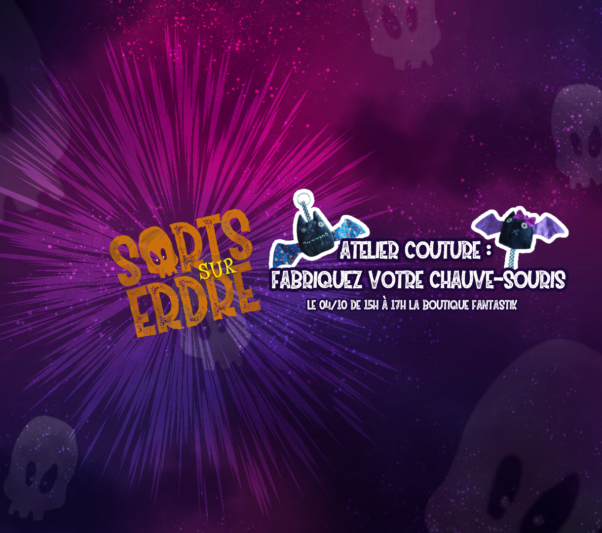 Atelier Couture : "Fabriquez votre petite chauve-souris" 1 Atelier Couture : "Fabriquez votre petite chauve-souris" 1 atelierchvsrs 1